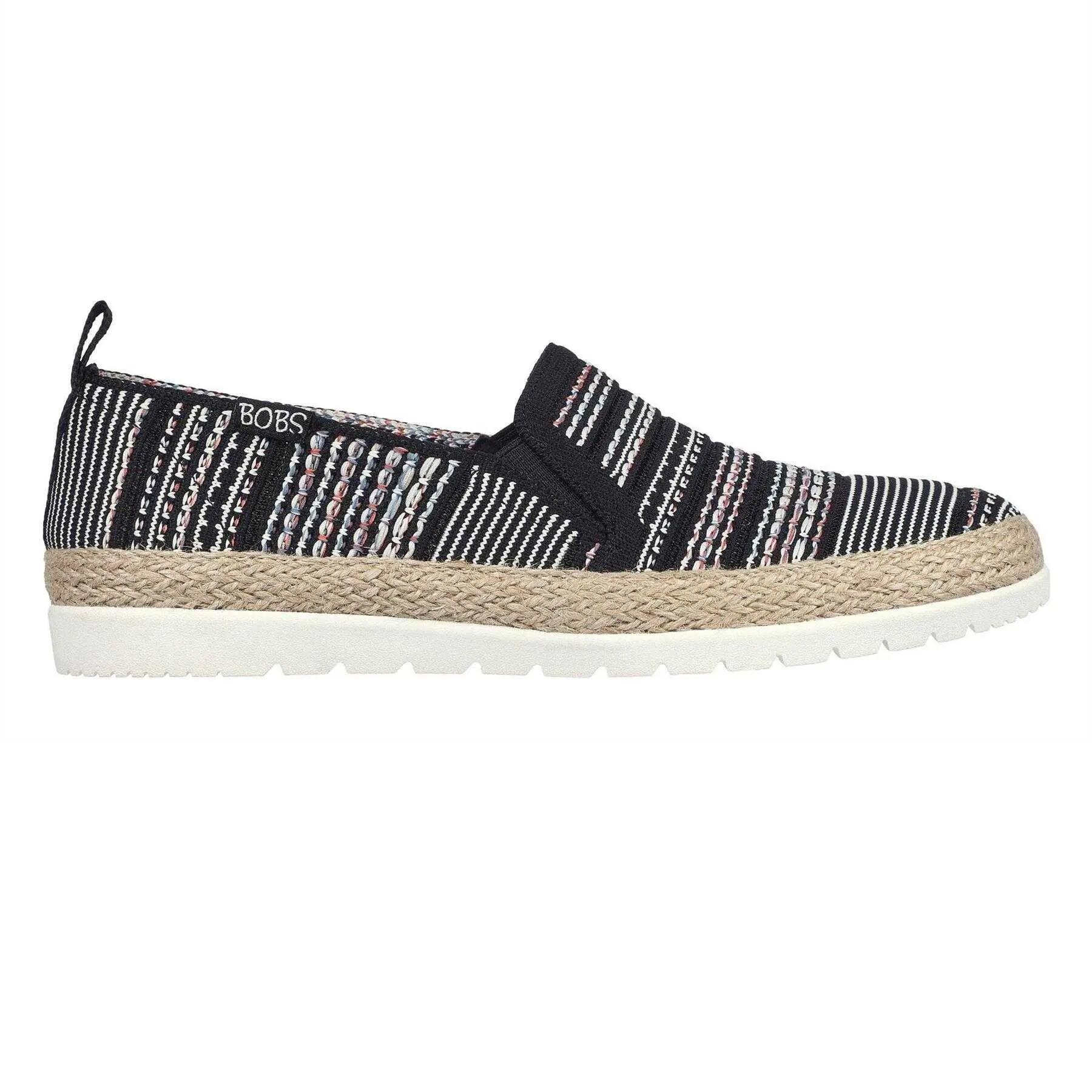 Skechers Womens/Ladies Twin Gore Woven Slip-on Espadrilles