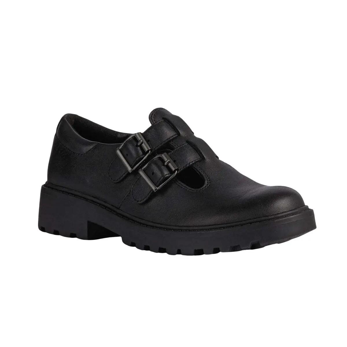 Geox Girls Casey Ballerina Leather School Shoes