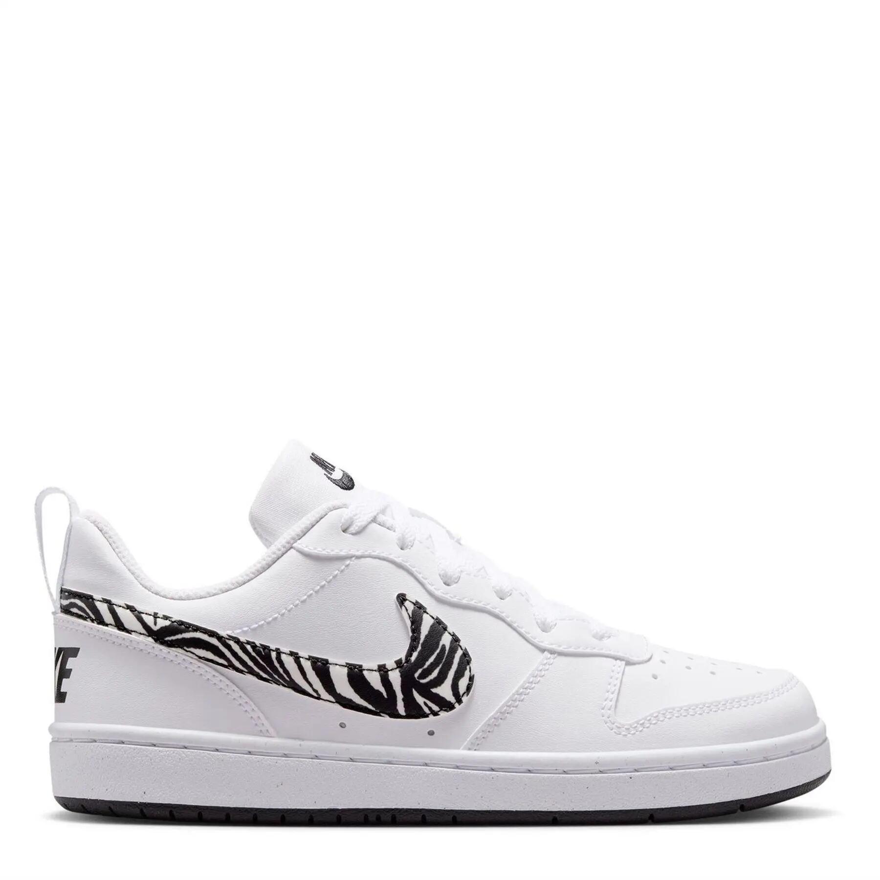 Nike Childrens/Kids Court Borough 2 Leopard Print Shoes