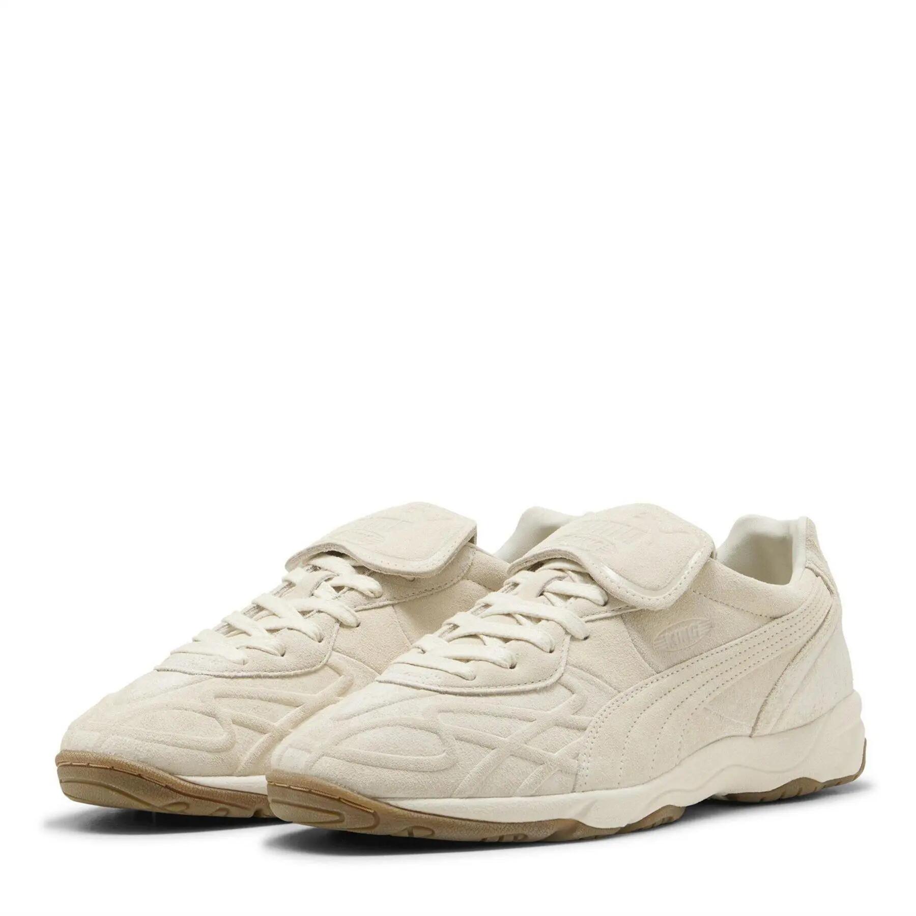 Puma Mens King Suede Round Toe Shoes