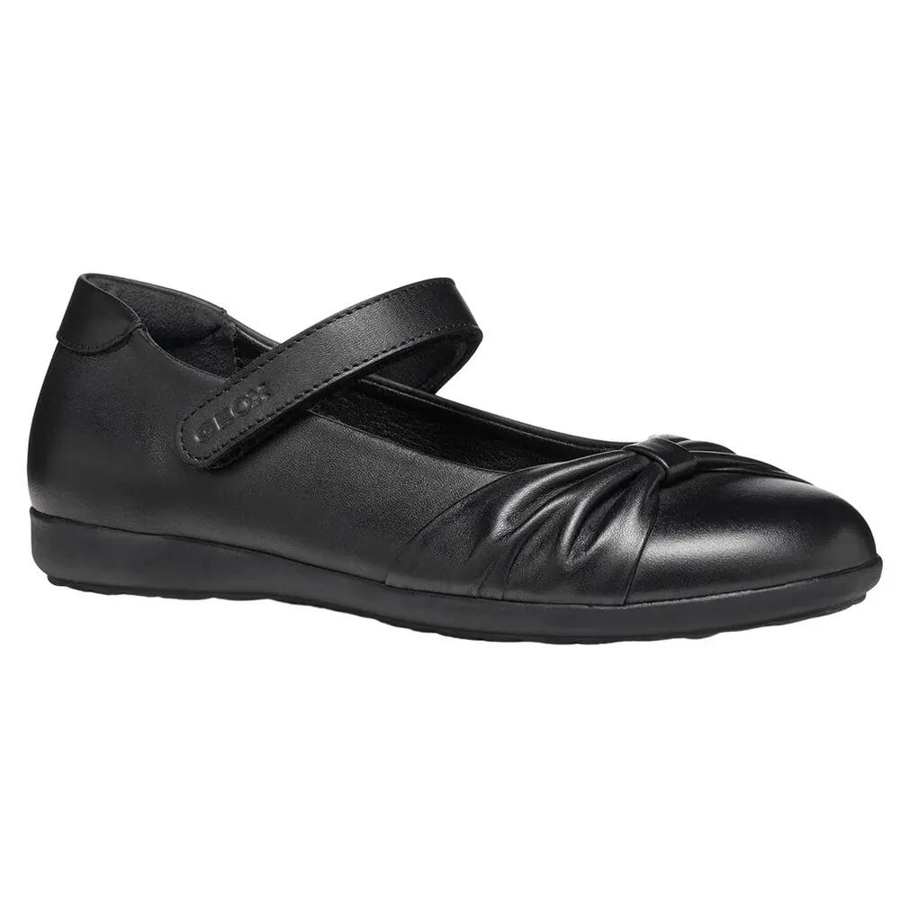 Geox Girls J Iberide F Leather School Shoes