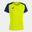 T-shirt manga curta Mulher Joma Academy iv amarelo fluorescente azul marinho