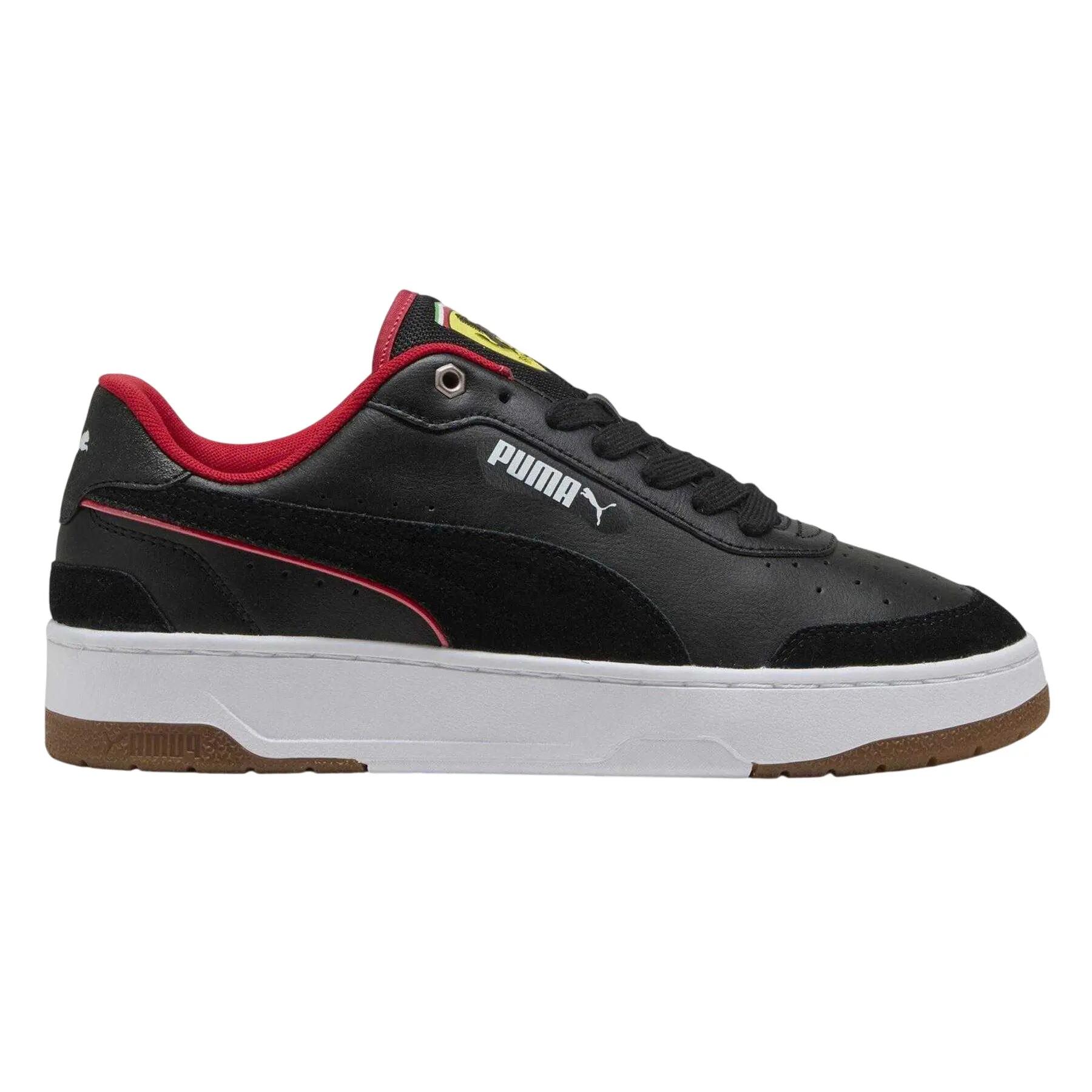 Puma Mens Ca Match Ferrari Leather Low Cut Trainers