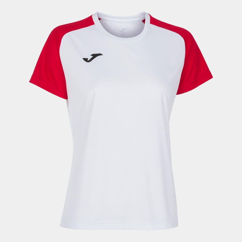 Maillot manches courtes Femme Joma Academy iv blanc rouge