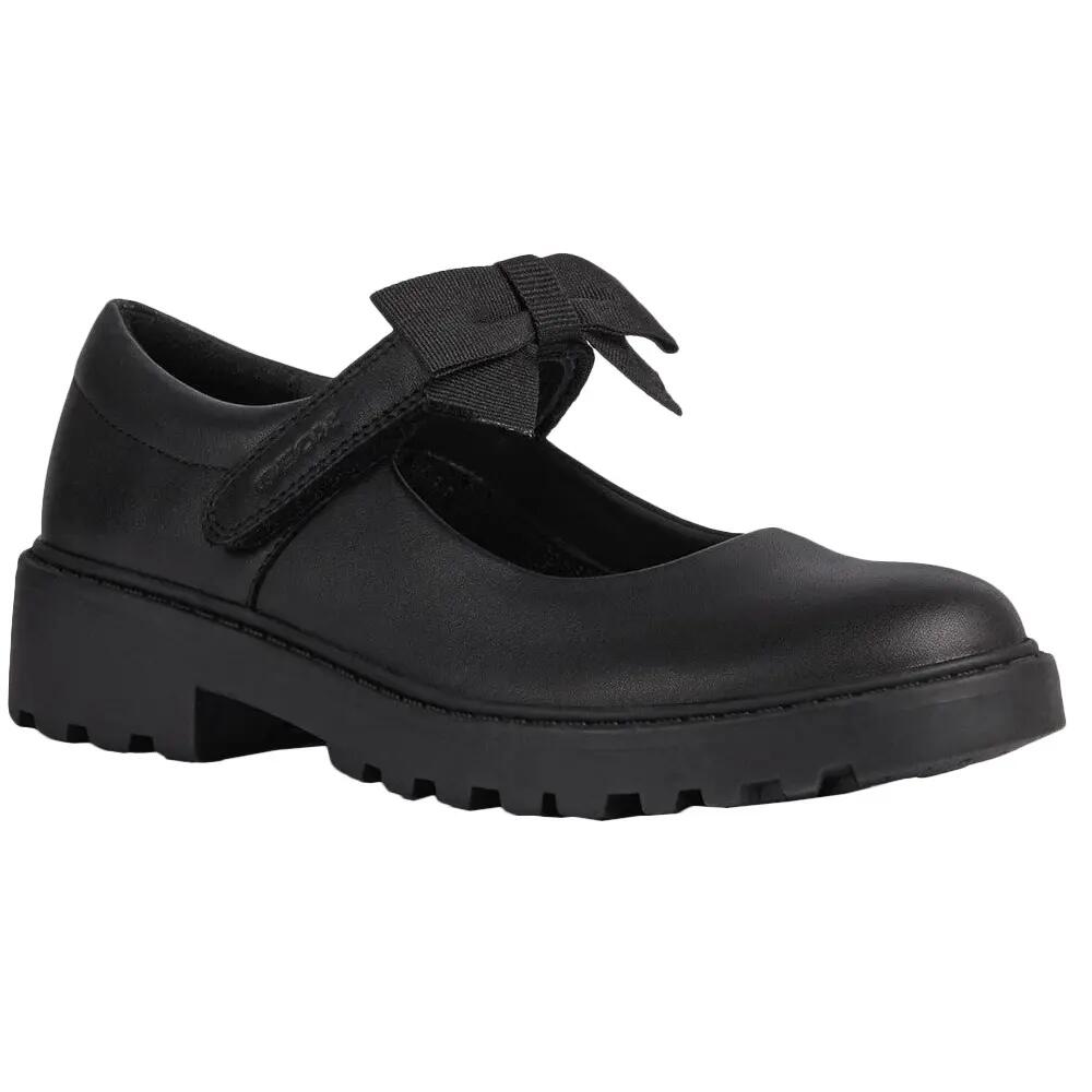 Geox Girls Casey Ballerina Bow School Shoes