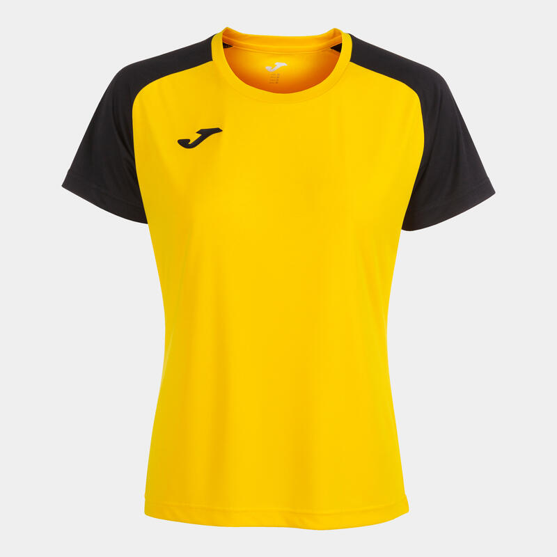 Camiseta Manga Corta Fútbol Mujer Joma Academy IV Amarillo