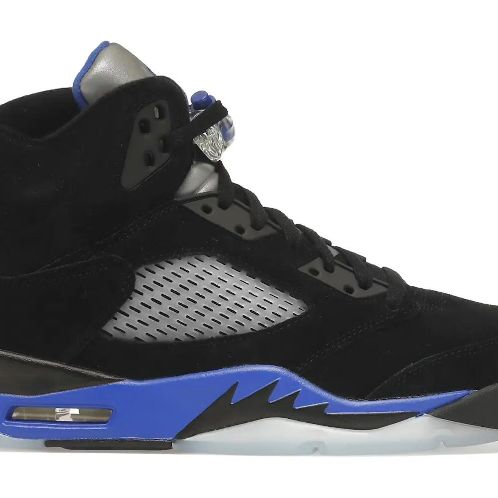 Basketball Shoes - Air Jordan 5 Retro - Black/Racer Blue