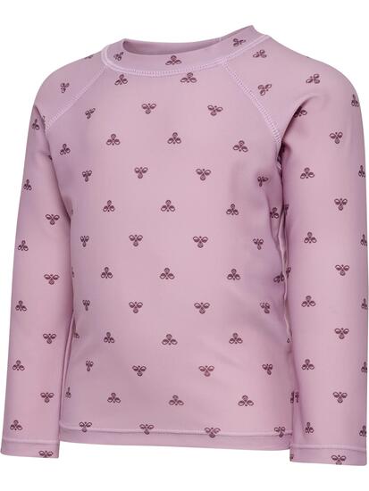 hummel hmlMINI BEE AOP SWIM T-SHIRT L/S – Koszulka kąpielowa UV40+ z motywem