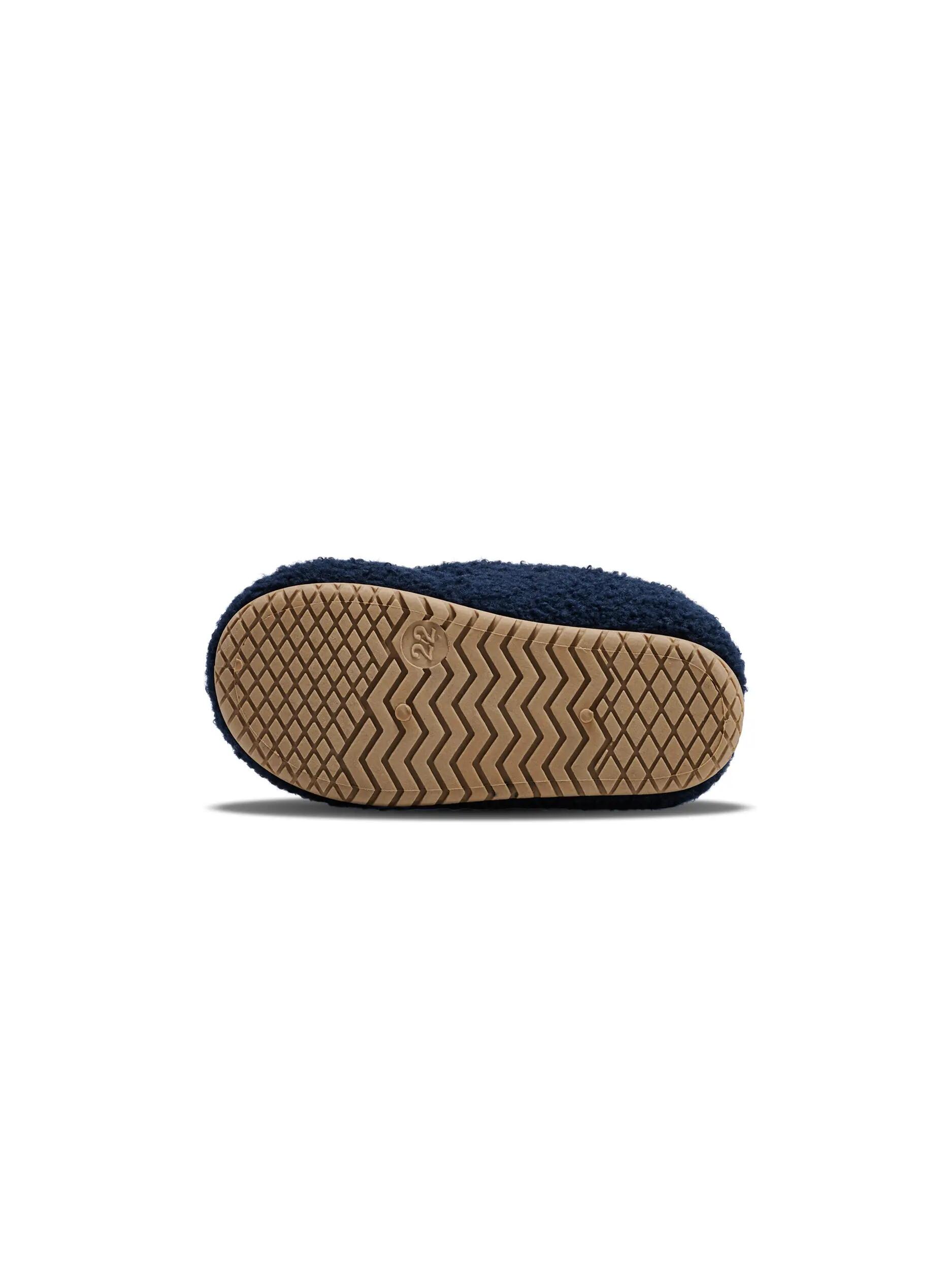Fermeture Velcro Mocassin Teddy Slipper Intérieur Enfant 5/7