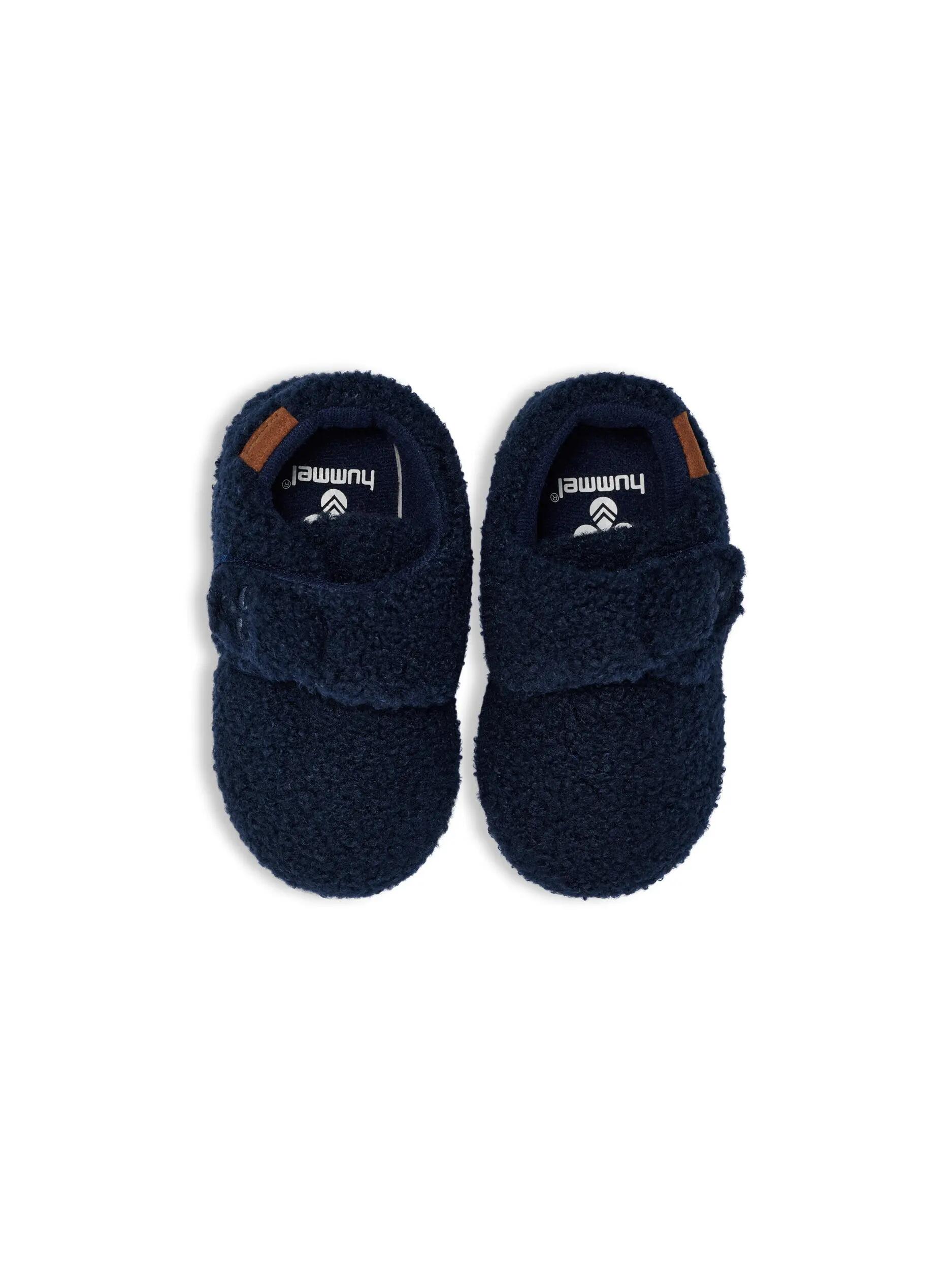 Fermeture Velcro Mocassin Teddy Slipper Intérieur Enfant 3/7