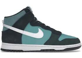 Unisex - basketball - schuhe - high-top - dunk se - green/teal 3/3