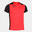 Maillot manches courtes Garçon Joma Record ii corail fluo noir