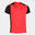 Maillot manches courtes Homme Joma Record ii corail fluo noir