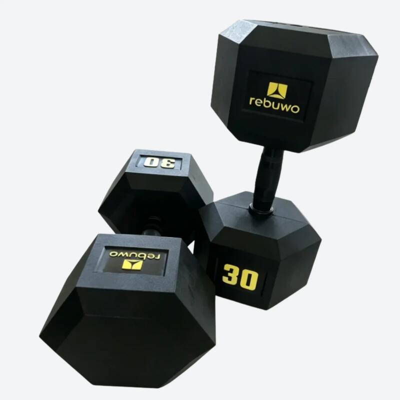 Rebuwo Hex Dambıl Seti 2,5 KG –30 KG 24 Parça Profesyonel Ağırlık Seti