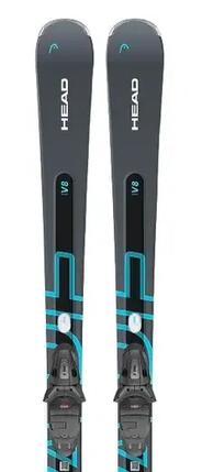 Head Shape e-V8 SW + Protector PR 11 GW All Mountain Ski's - 177cm - Zwart