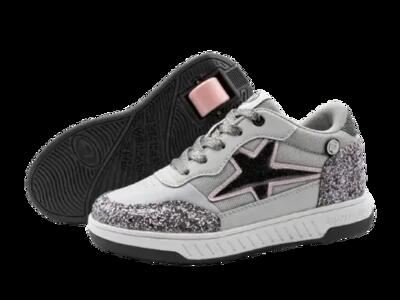 Breezy Grigio Star Glitter Scarpe Con Rotelle - 39