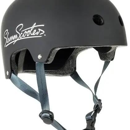 Slamm Logo Skate Helmet - S/M - Black
