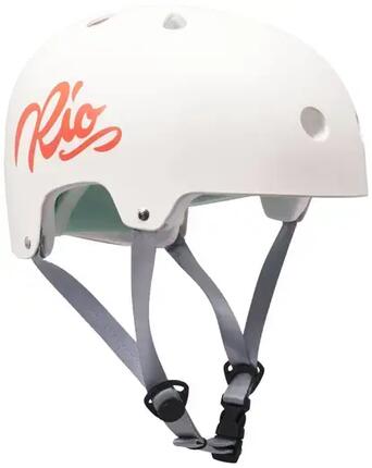 Rolki Kaski Rio Roller Script Kask - XXS/XS - Biały
