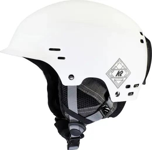 K2 Thrive Skihelm - S - Wit/Zwart/Grijs