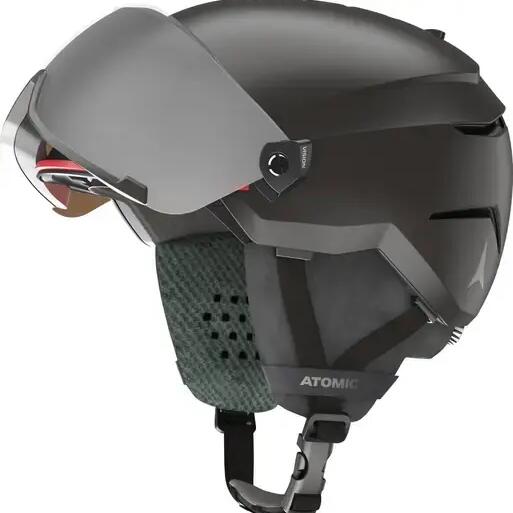 Atomic Savor Visor Kids Ski Helmet - XS - Black
