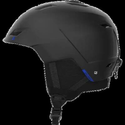 Salomon pioneer lt skihelm - s - black pop race blue