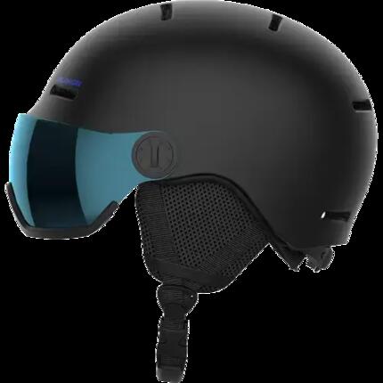 Sporty zimowe Kaski Salomon Orka Visor Junior Kask Narciarski - S - Black