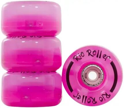 Roues Roller Quad Rio Roller Light Up Pack de 4