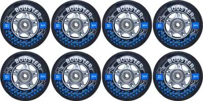 K2 booster roller blade wielen 8-pack - 80mm