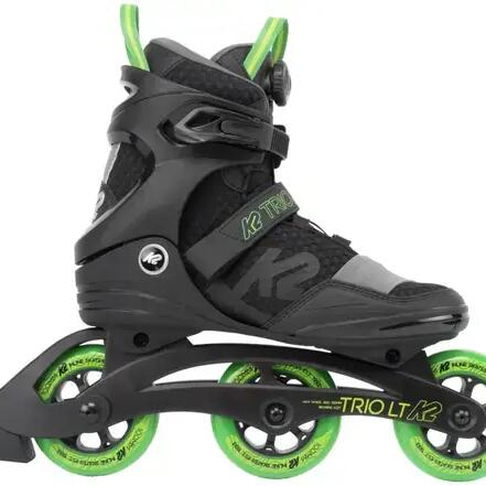 K2 Trio LT 100 BOA Inline Skates - Black - 44.5