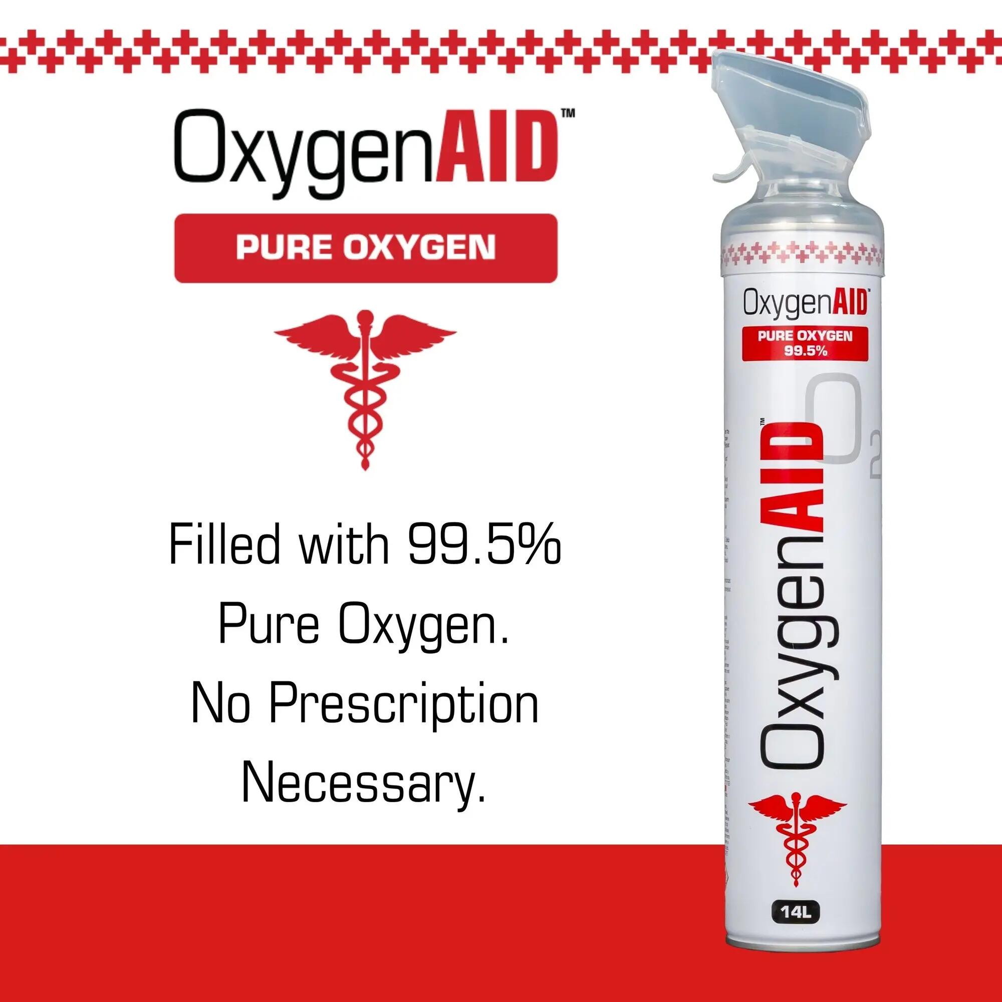 Oxygen AID extra zuurstof in spuitbus groot, 6x14L 3/6
