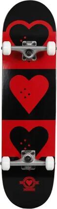 Heart Supply Quadron Logo Skateboard Komplettboard - 8.25" - Rot