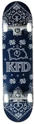 KFD Schal Skateboard Komplettboard - 7.75" - Blau