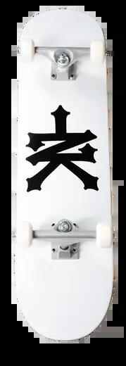Zoo York Crackerjack Skateboard komplettboard - 7.75" - Weiß 1/4