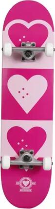 Heart Supply Quadron Logo Skateboard Komplettboard - 8.25" - Rot