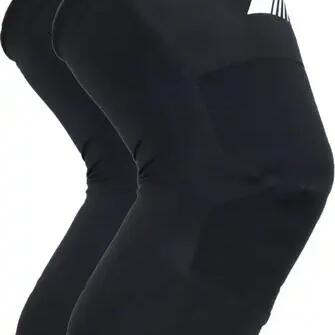 K2 Redline Race Skate Knee Guards - M - Black