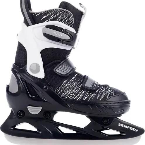 Tempish Gokid Adjustable Kids Ice Skates - Black - 33-36