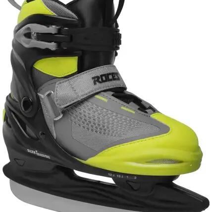 Roces Moody Ice X Kids Ice Skates - Black/Lime - 36-40