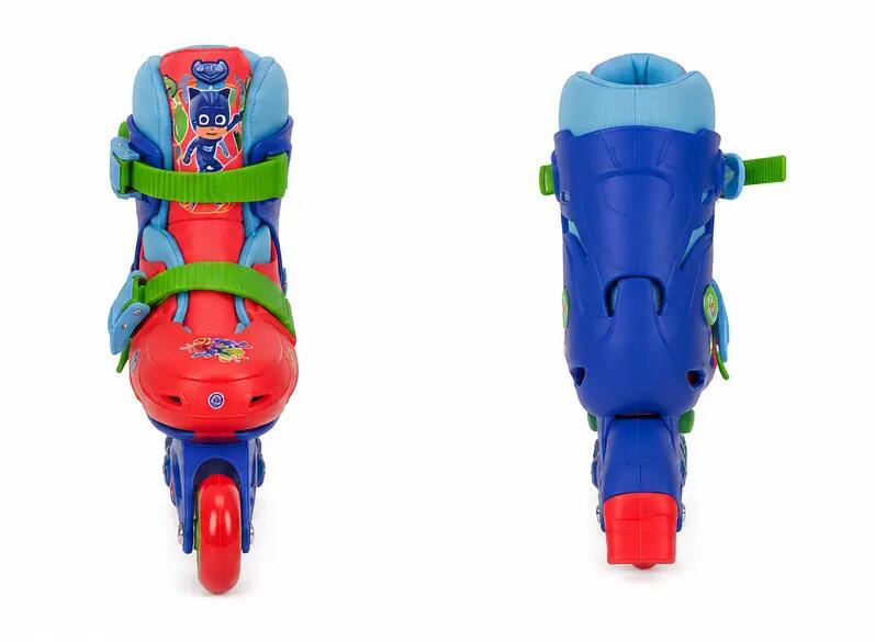 Patines en Línea Patinaje PJ Masks 2 en 1 Azul Ajustables Talla 27-30 (2942) 4/7