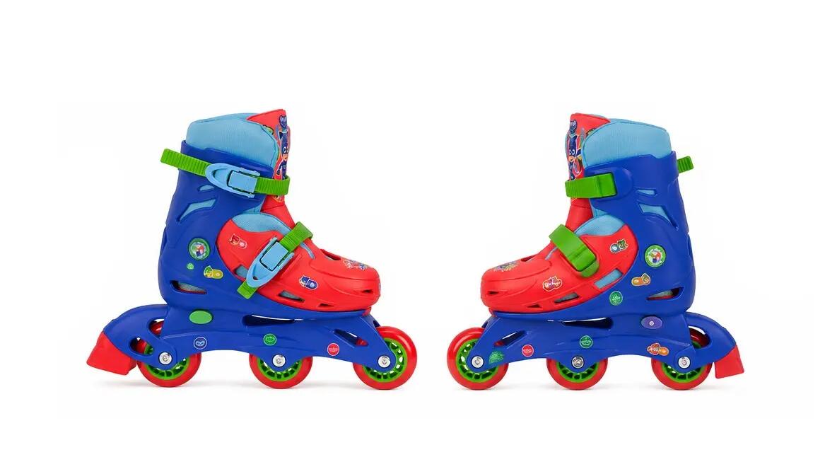 Patines en Línea Patinaje PJ Masks 2 en 1 Azul Ajustables Talla 27-30 (2942) 3/7