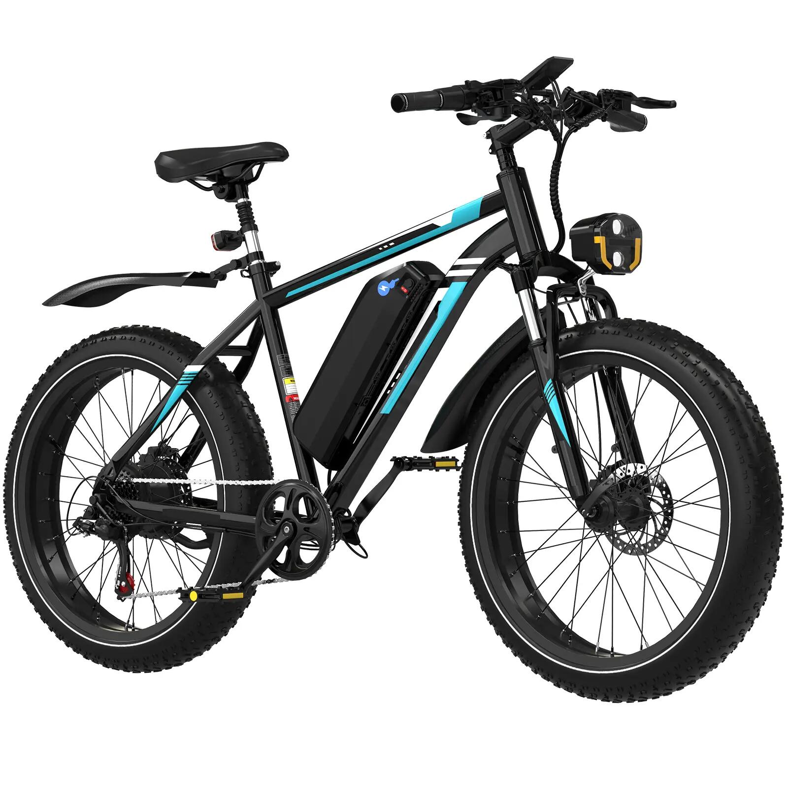 VTT électrique Fat Bike 26" x 4.0 250W batterie amovible 48V 15Ah 5/7
