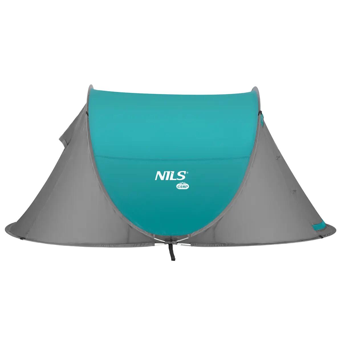 Snel opzetbare 2-persoons kampeertent met UV-bescherming NILS CAMP NC3743 4/15