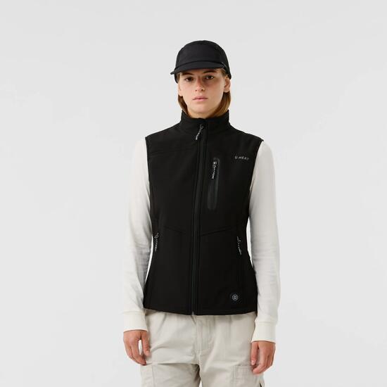 Podgrzewana damska kamizelka softshell