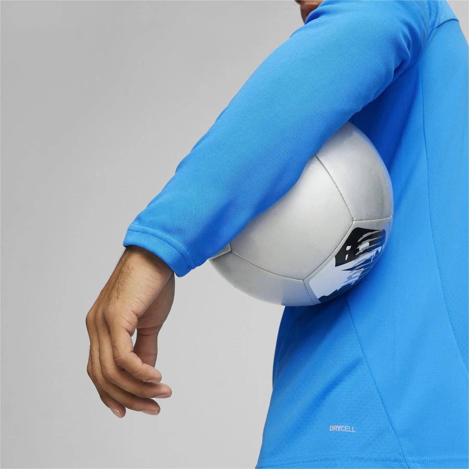 Mens TeamFinal Quarter Zip Training Fleece Top (Blue) 5/6