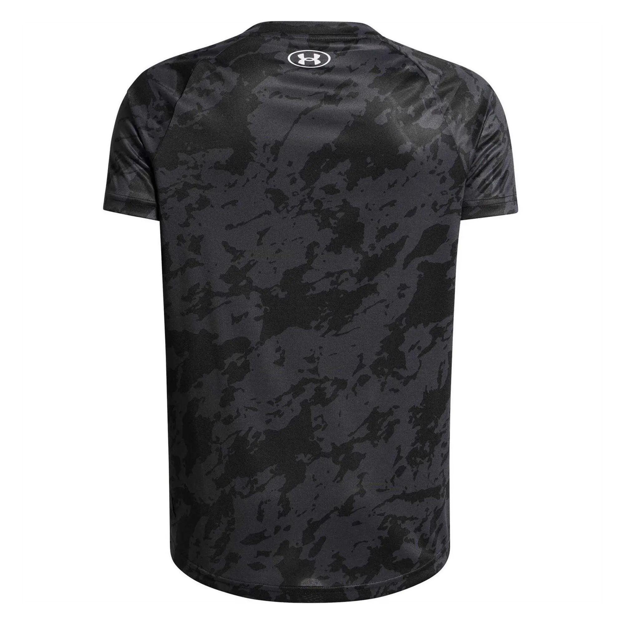 Maglietta Camo Ragazzi Under Armour Tech 2.0 Nero 2/2