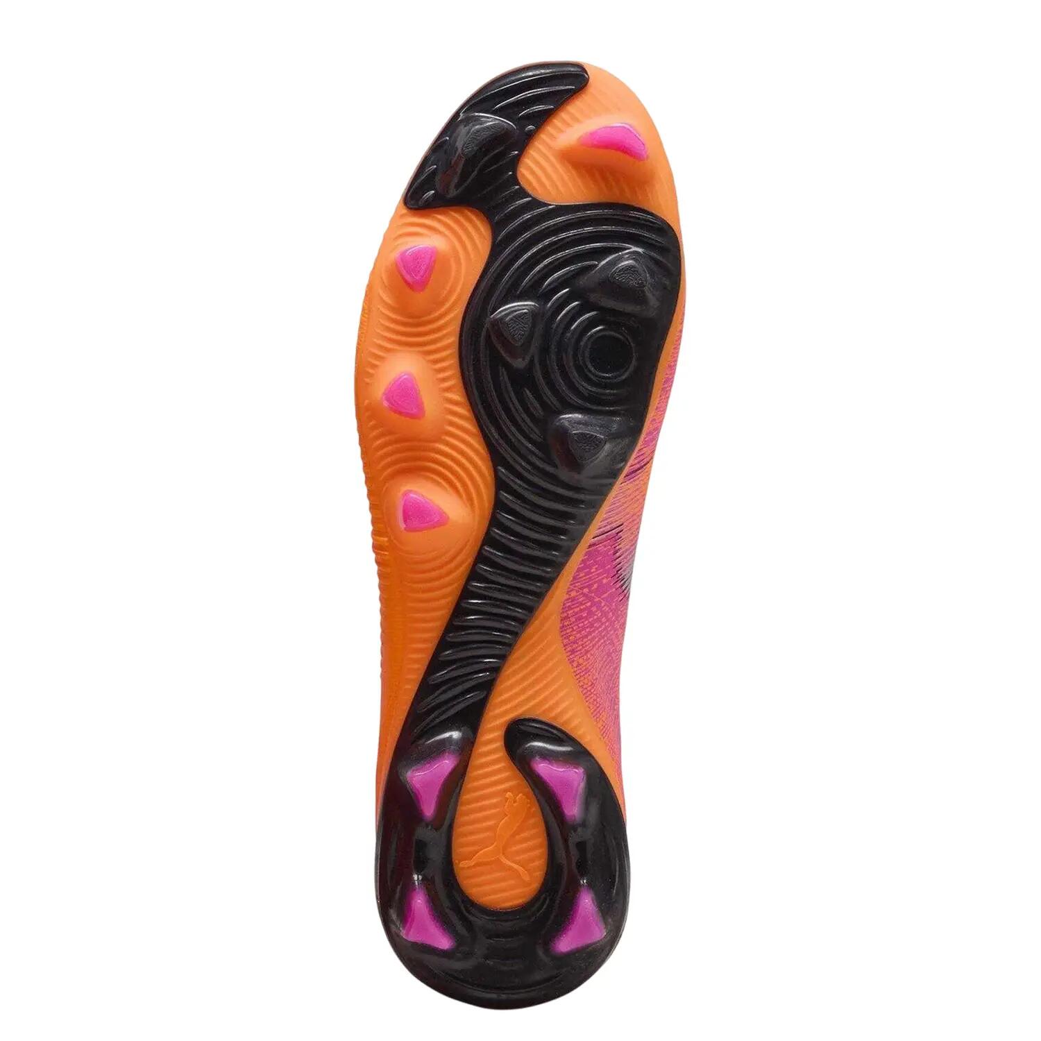Chaussures De Foot Pour Terrain Ferme FUTURE MATCH Homme (Orange / Noir) 4/4