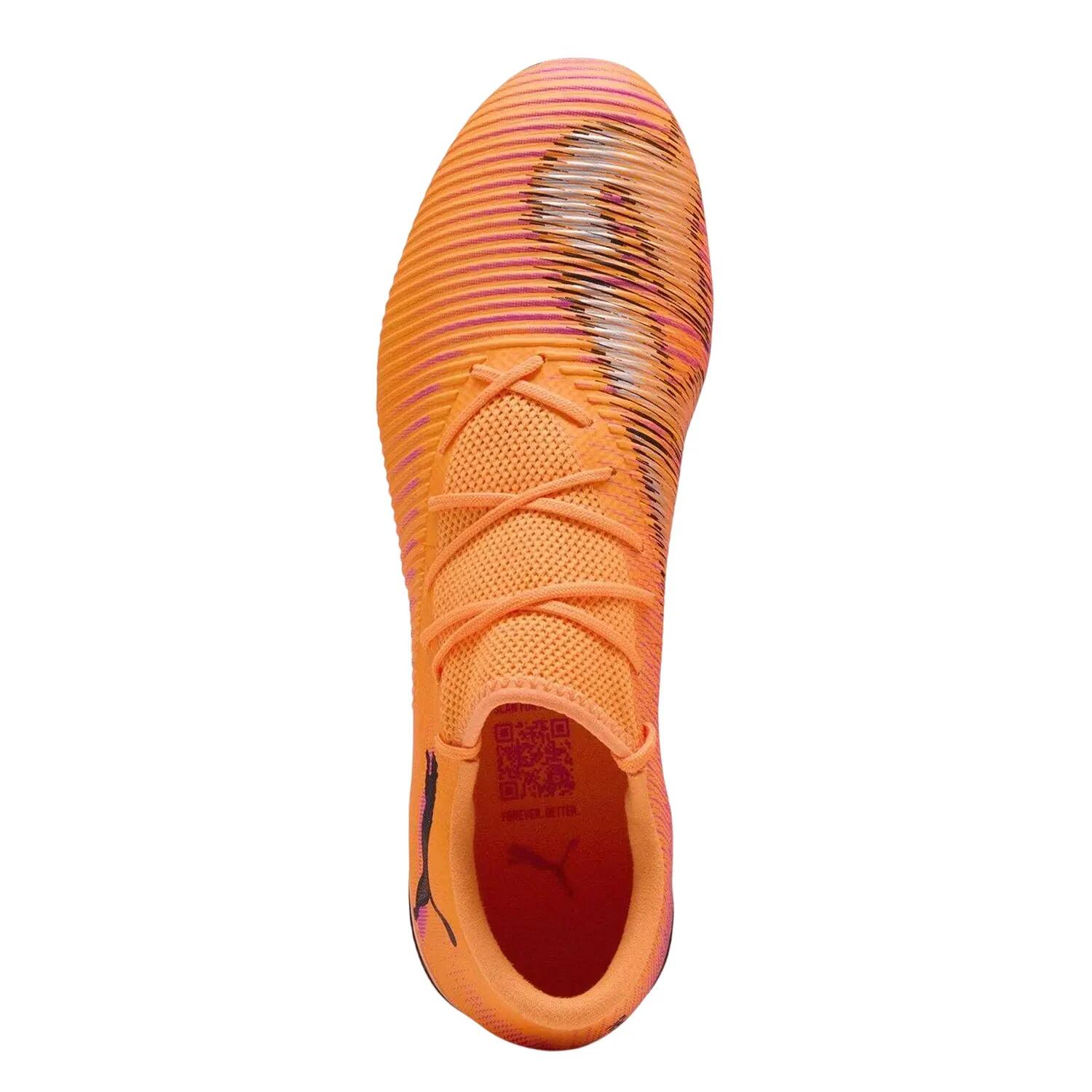 Chaussures De Foot Pour Terrain Ferme FUTURE MATCH Homme (Orange / Noir) 3/4