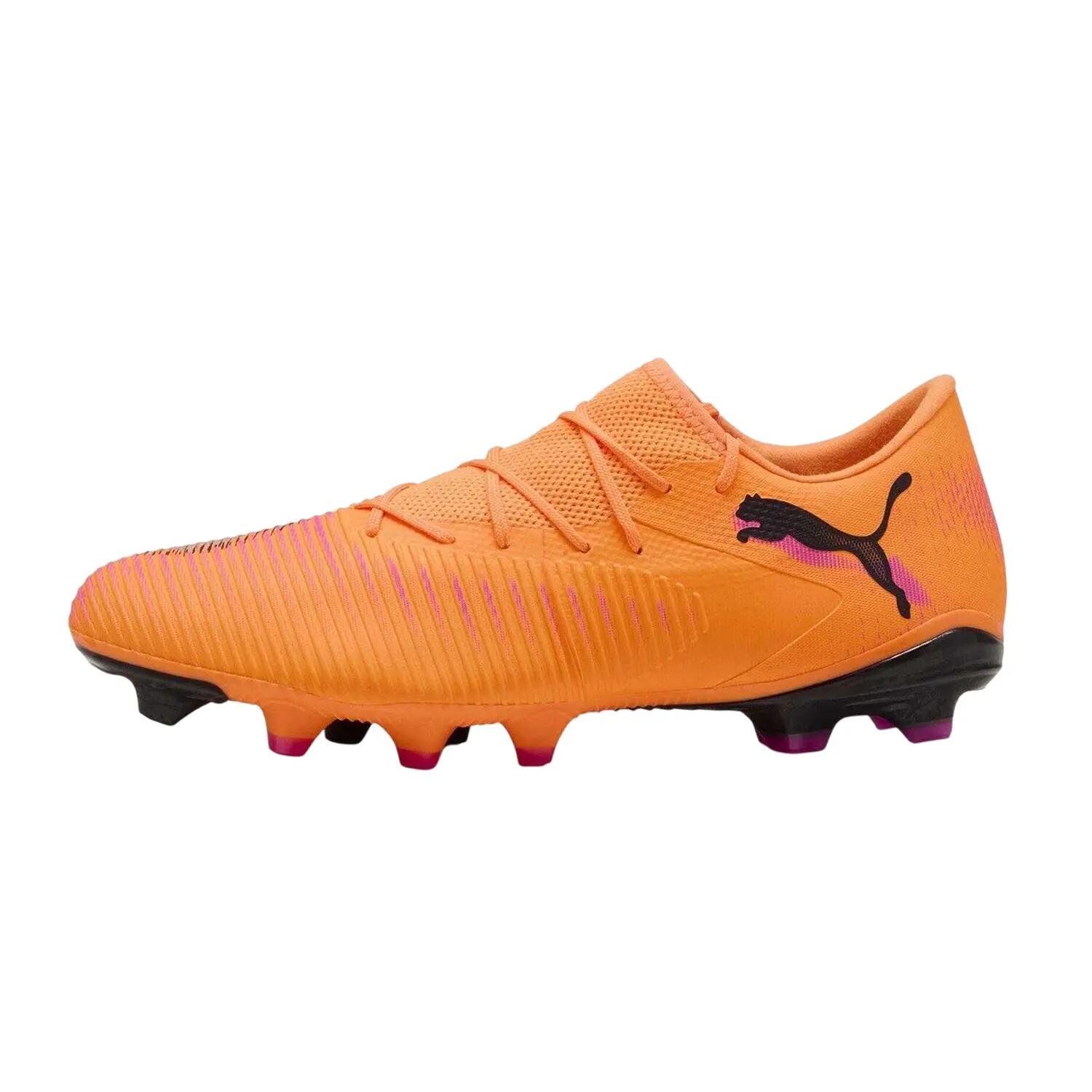 Chaussures De Foot Pour Terrain Ferme FUTURE MATCH Homme (Orange / Noir) 2/4