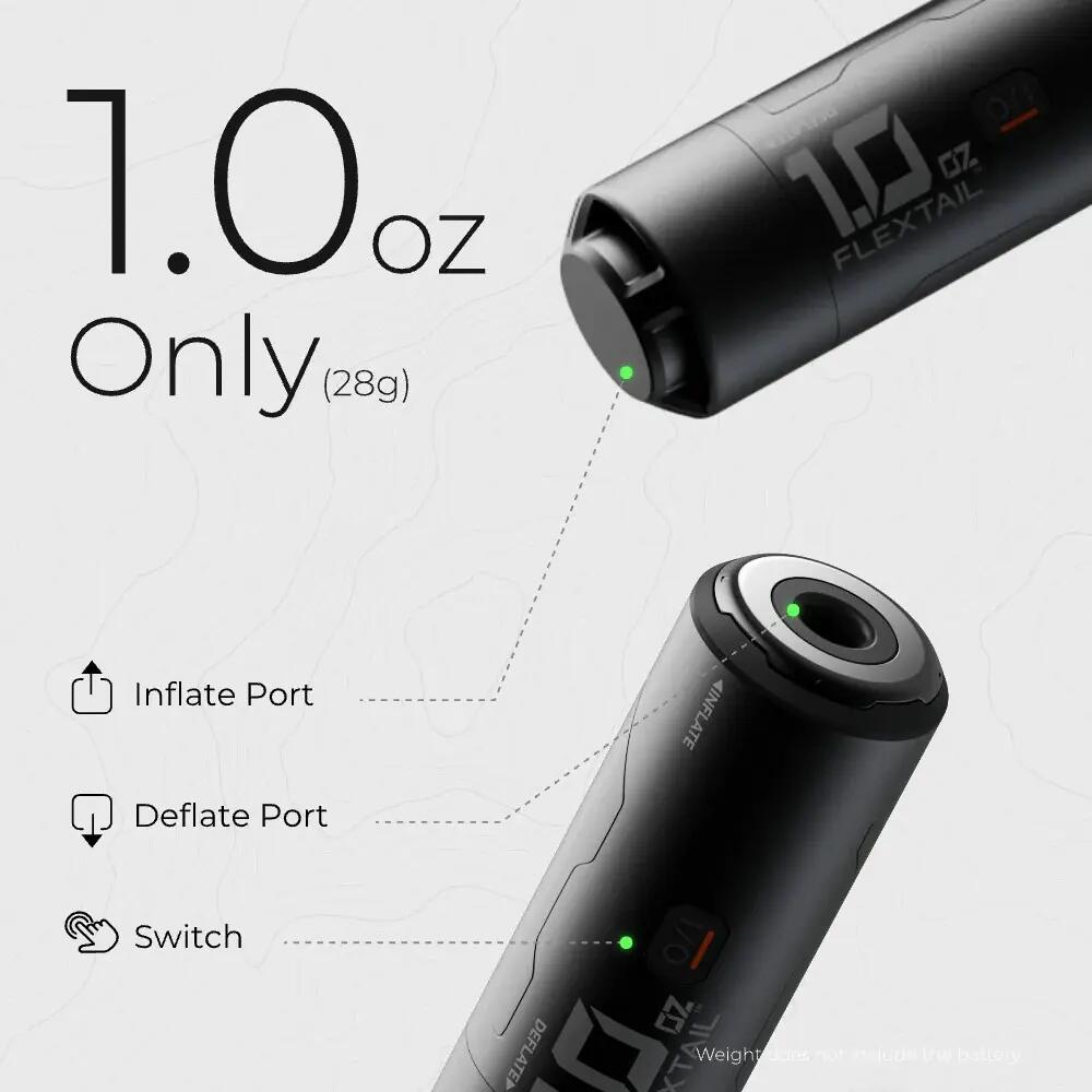 Elektryczna pompka powietrza Zero Pump 2 | Ultralekka konstrukcja | Pompka do 3/15