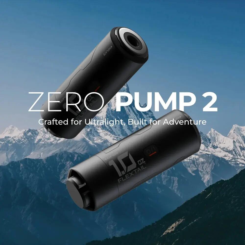Elektryczna pompka powietrza Zero Pump 2 | Ultralekka konstrukcja | Pompka do 2/15