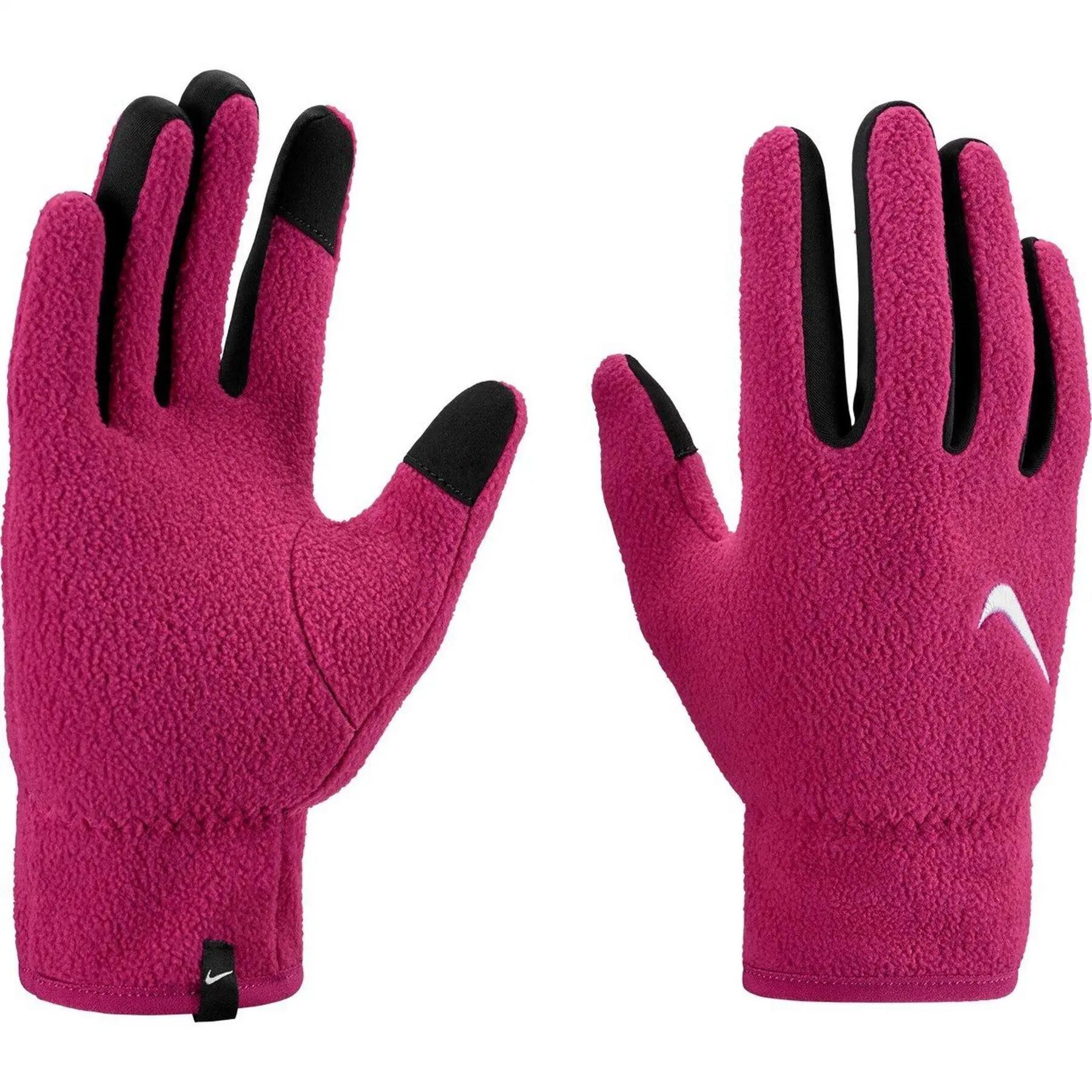 "Thermafit" Winterhandschuhe, Fleece Damen und Herren Betenrot/Weiß 3/3